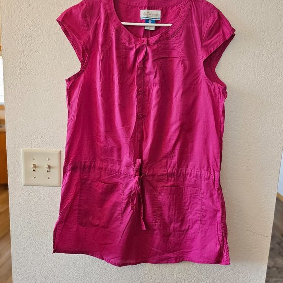 Columbia Sportswear Co Pink Dress - Women's Size L - Made in INDIA - NWOT - Picture 5 of 9